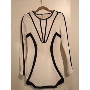 White long sleeve dress perfect for a night out